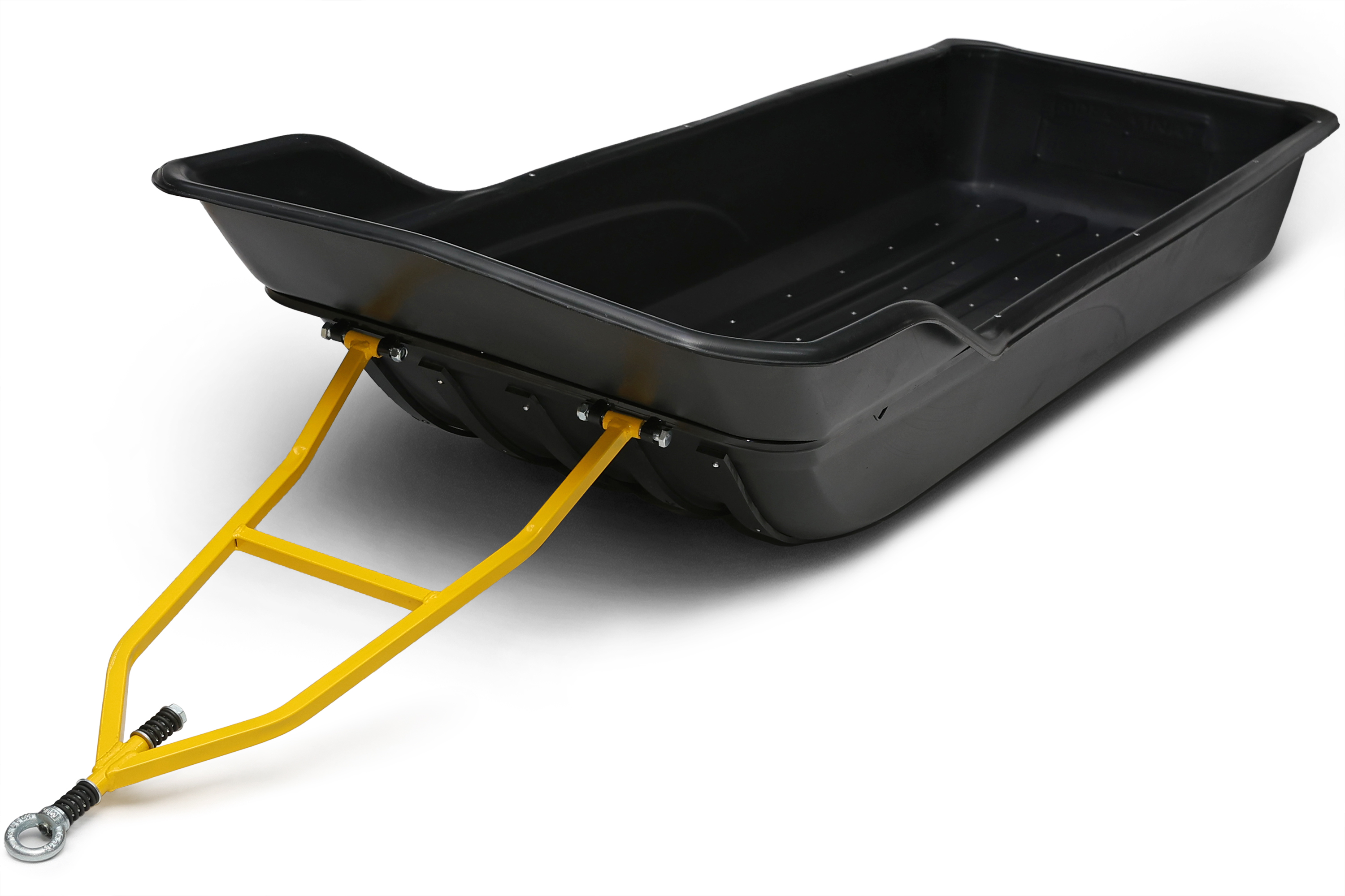 Сани волокуши с обвязкой, полозьями и отбойником Тайга-2300 (2500x860x490) для снегохода, мотобуксировщика, рыбалки, охоты. Ширина дна 550.