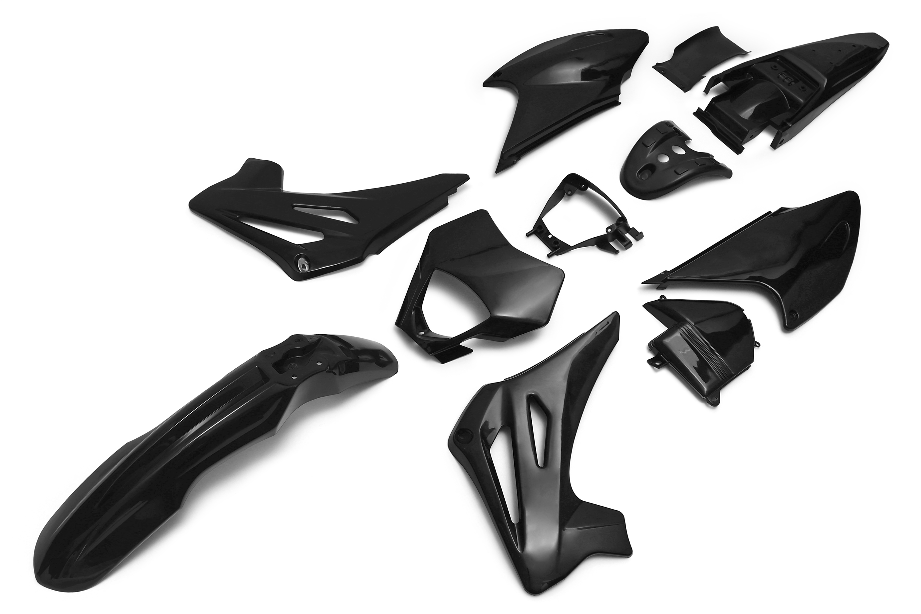 Комплект пластика  BRZ Z7 /OXO LITE 300/ Chebur CB300 /Progasi Palma/ PROCIDA CB250D черный