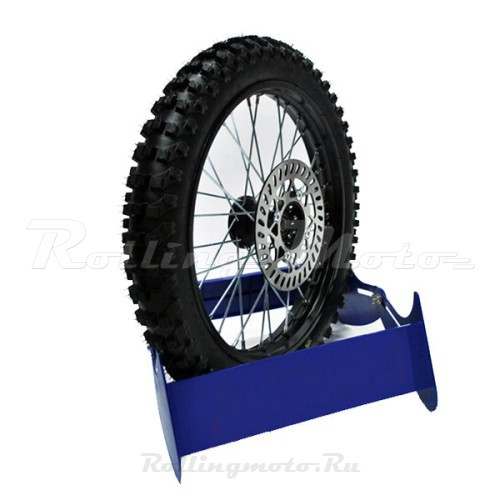 Колесо в сборе для питбайка переднее R 17 x 1.65 сталь (ось 15мм ,тормозной диск 220мм)