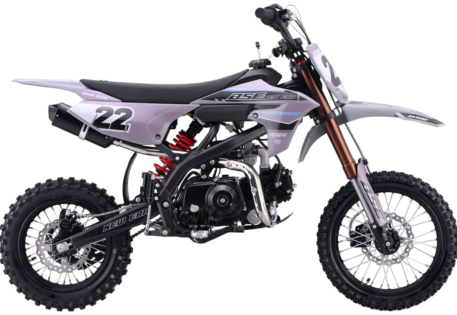 Питбайк BSE NEW ERA 110e Gray Reed 14/12 (Автомат КПП)
