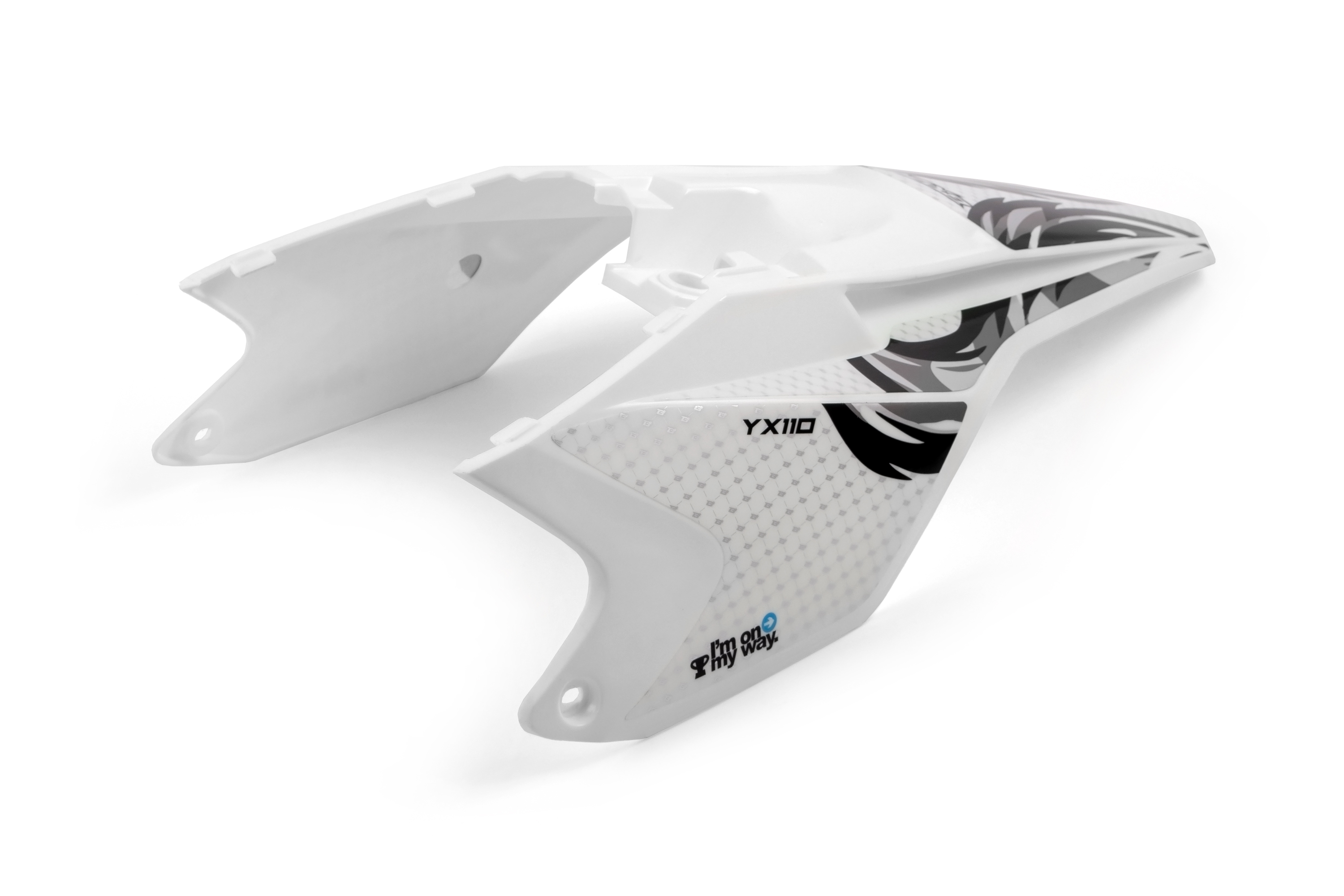 Крыло заднее для питбайка BRZ H2 YX110 белое