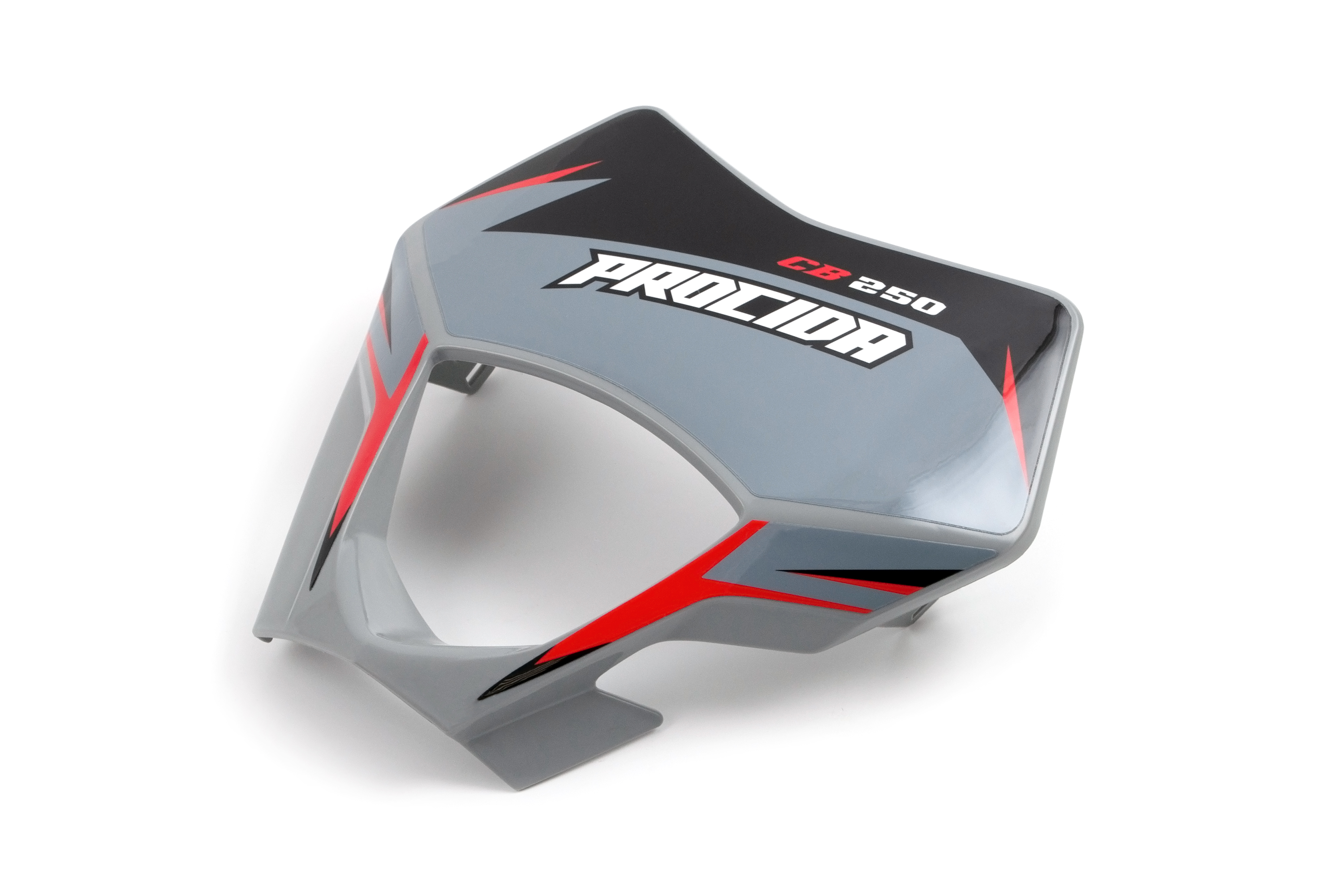 Облицовка фары эндуро для PROCIDA CB250D/ BRZ H5 PR300/ CB150/ Z7 / OXO LITE 300/ Chebur CB300/ Progasi Palma серая (с графикой)