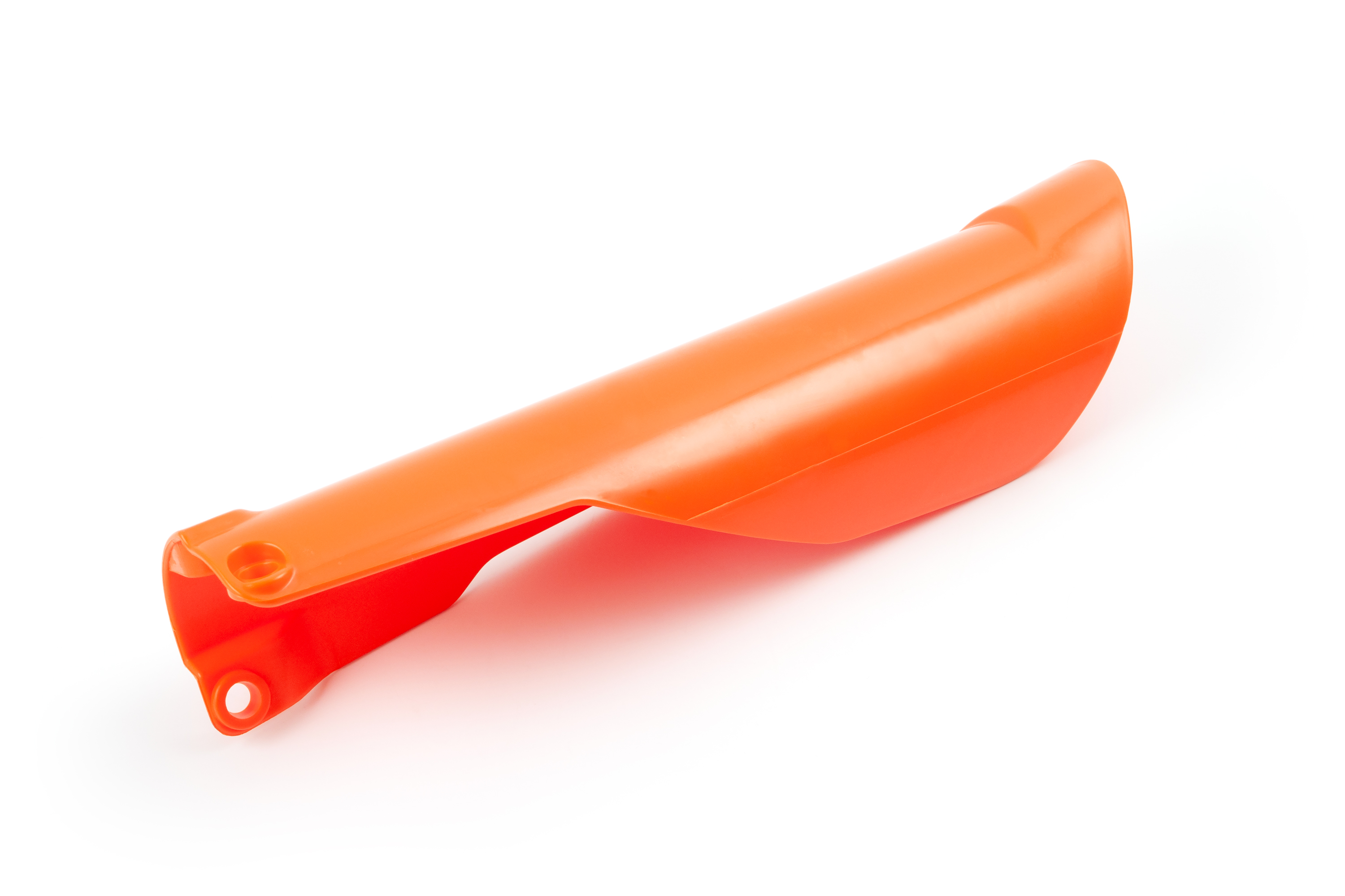 Защита пера для эндуро мотоцикла под 48 вилку HTW/WP/MNT, оранжевая - правая 1шт. (Рама К8)