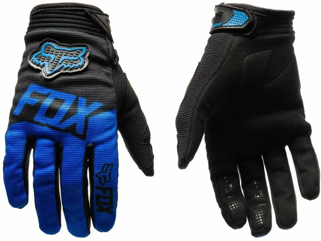 Перчатки мото FOX GL1 Blue (XL) (текстиль) мотокросс