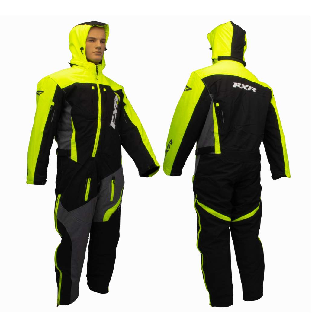 Комбинезон для снегохода FXR Maverick Lite №1 lemon-green (тесктиль) (XL)