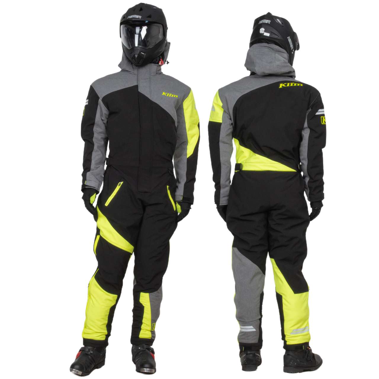Комбинезон для снегохода KLIM RAILSLIDE (-5 С) №9 black-yellow (текстиль) (M)
