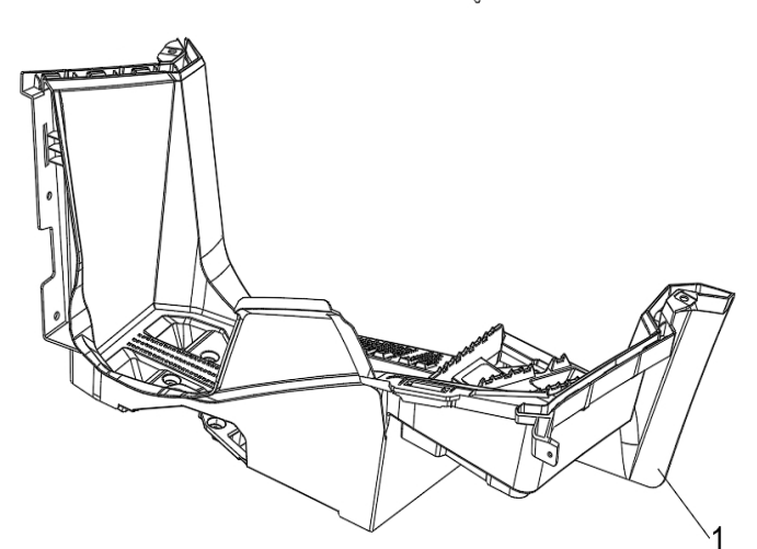 Подножка водителя пластиковая (правая) для квадроцикла BRC 1000 / BRP 1000R