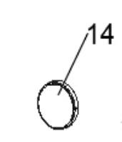 Катафот круглый (световозвращающие устройство) для квадроцикла