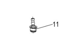Шаровая опора нижняя, передняя для квадроцикла BRC 1000 / BRP 1000R (F L=R)