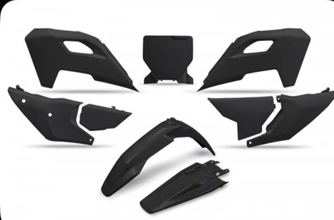 комплект пластика HS24 black