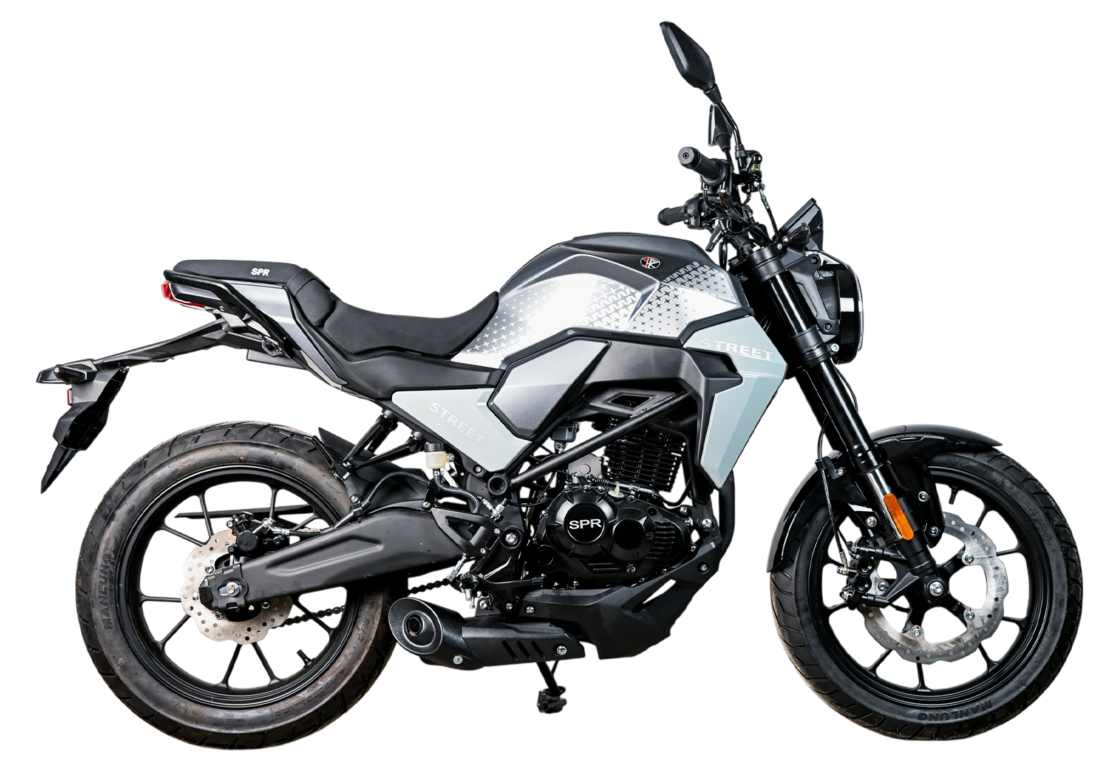 Мотоцикл дорожный SPRMOTORS STREET 250 (Серый/светлосерый)