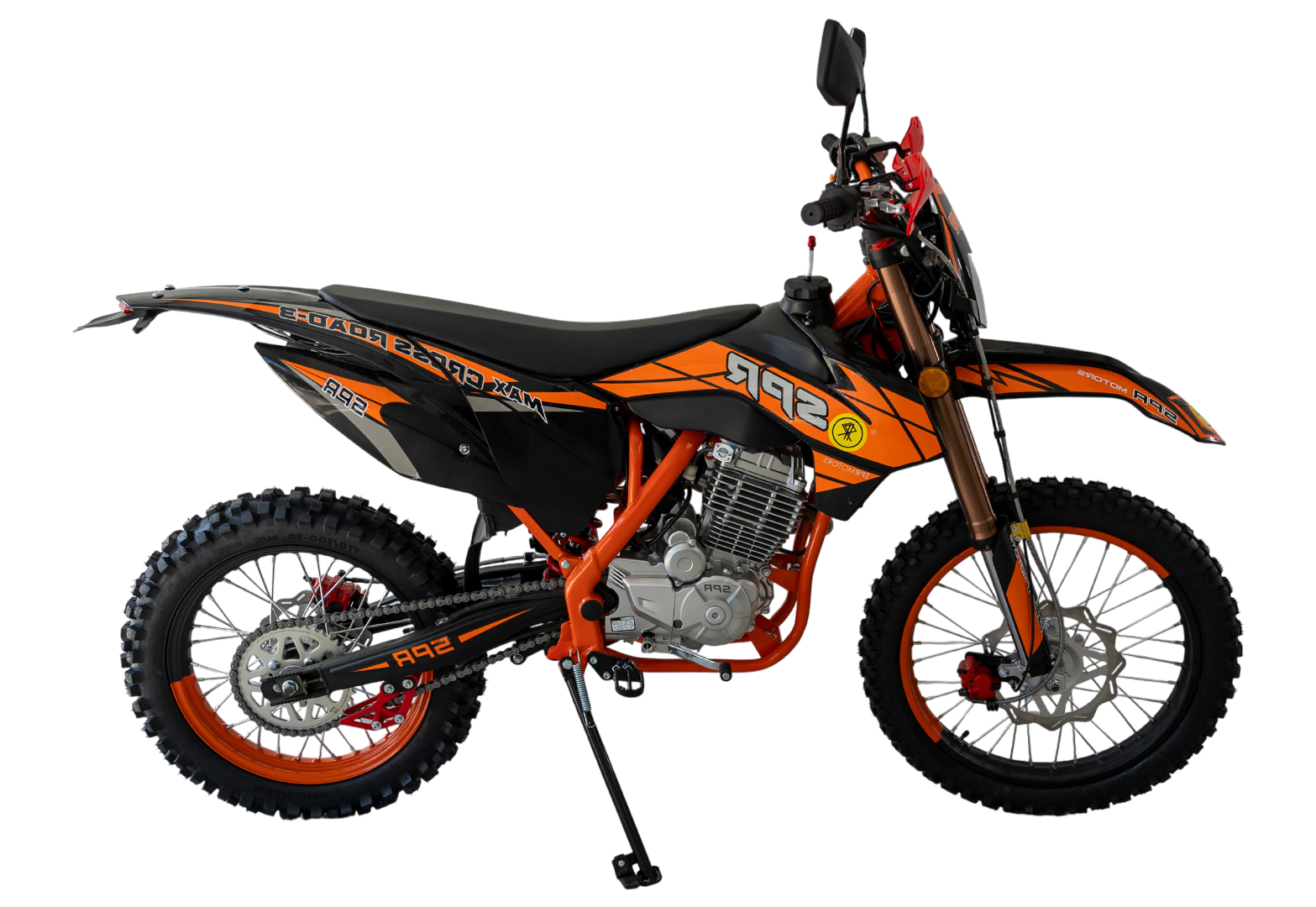 Мотоцикл SPRMOTORS CrossRoad-3 max (Оранжевый/черный)