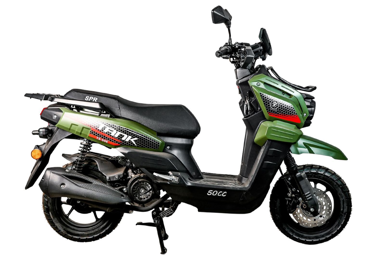 Скутер SPRMOTORS TANK (Зеленый)