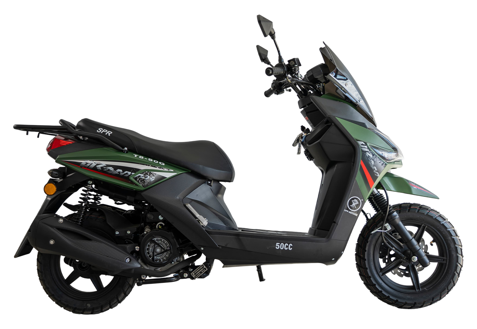 Скутер SPRMOTORS Zoom-9 (Зеленый)