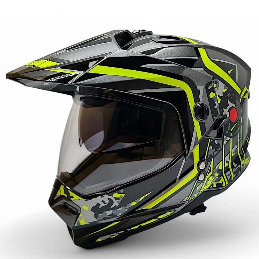 Шлем AiM JK802S Yellow/Grey/Black, S