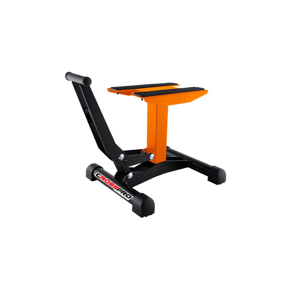 Подставка для кроссового мотоцикла с лифтом Crosspro оранжевая