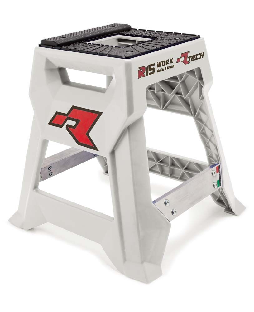 Подставка для кроссового мотоцикла пластиковая R-Tech R15 (до 230 кг, высота 43 см) серая