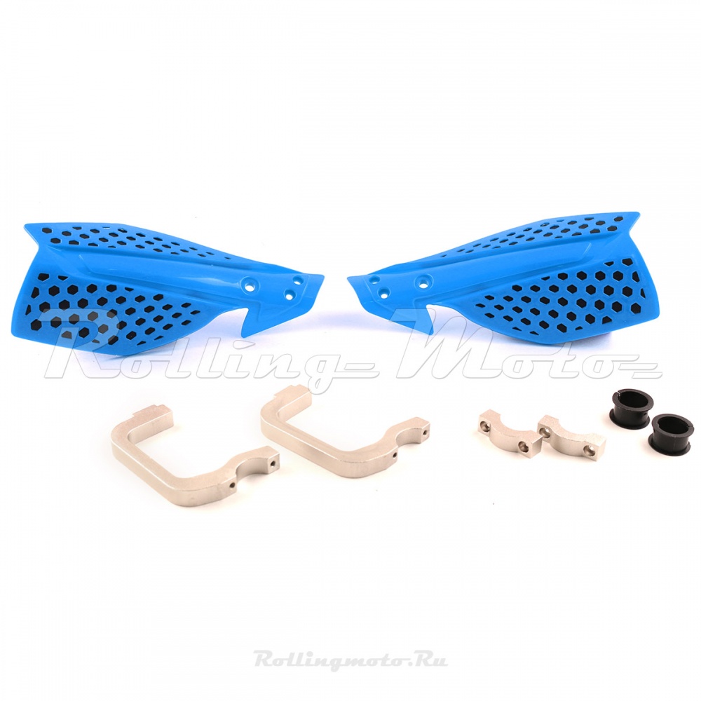 Защита рук MX (пара) HP26 синяя  SM-PARTS