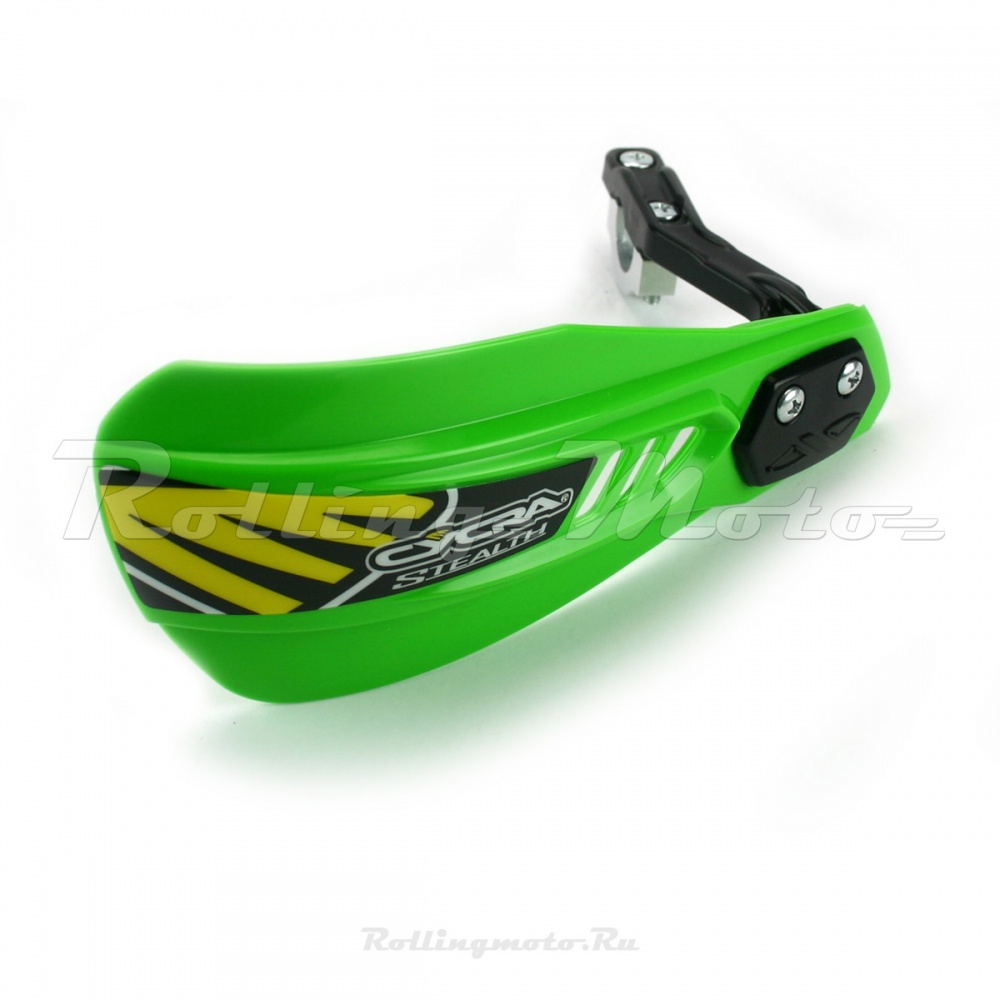 Защита рук мотокросс + крепеж на руль CYCRA STEALTH PRIMAL зеленая