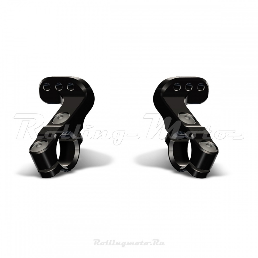 Комплект крепежа для рулей 22 мм (7/8) CYCRA CRM ULTRA черный