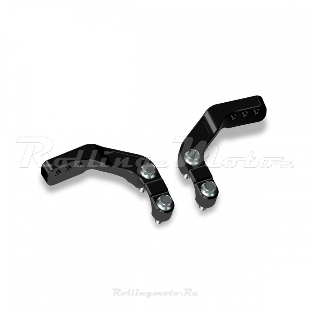 Комплект крепежа для рулей 22 мм (7/8) CYCRA HCM черный