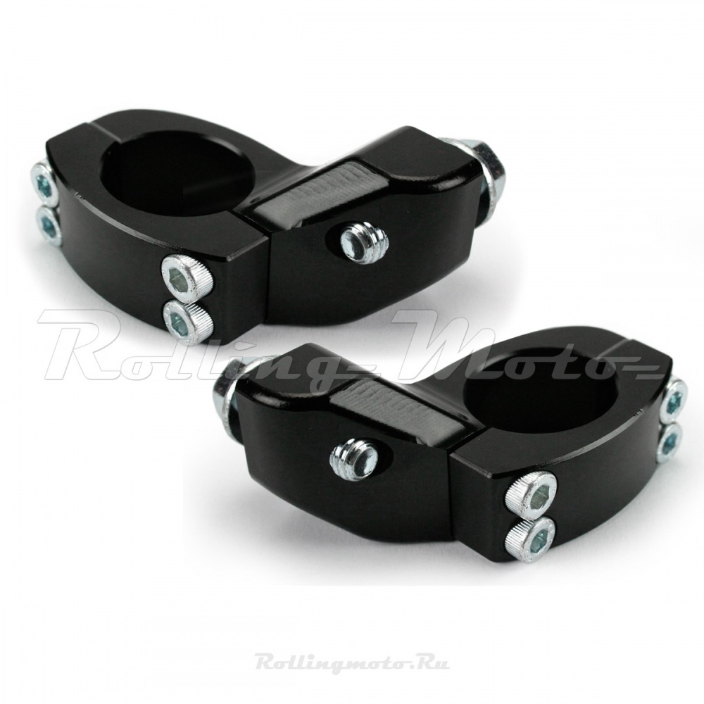 Комплект крепежа для рулей 28 мм (1-1/8) CYCRA CRM черный