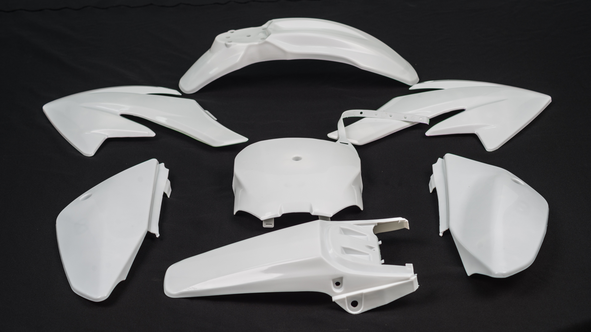 Пластик (полный копл.) #4 125сс (Kayo тип) OLD белый