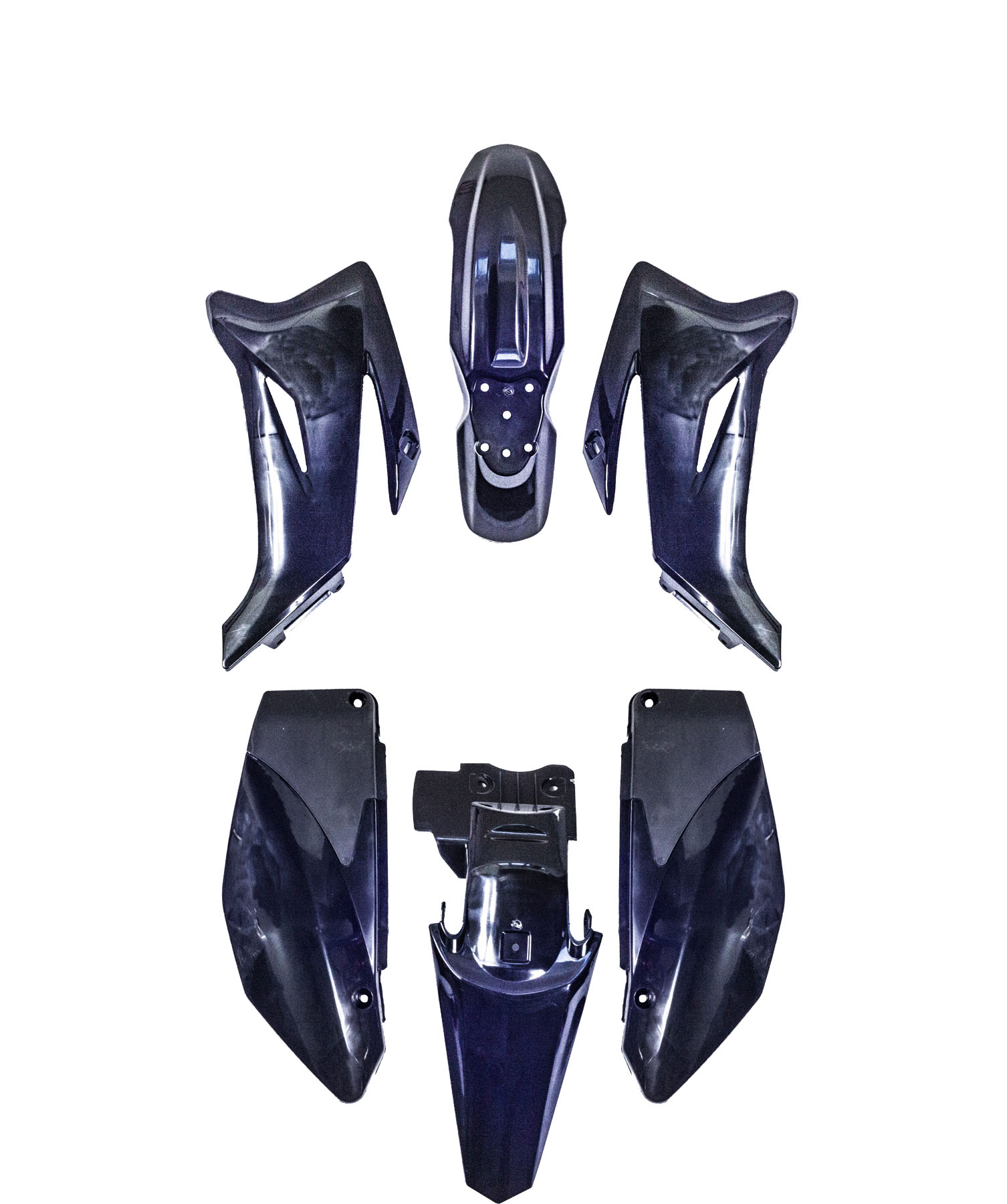 Комплект пластика для питбайка (тип TTR) черный