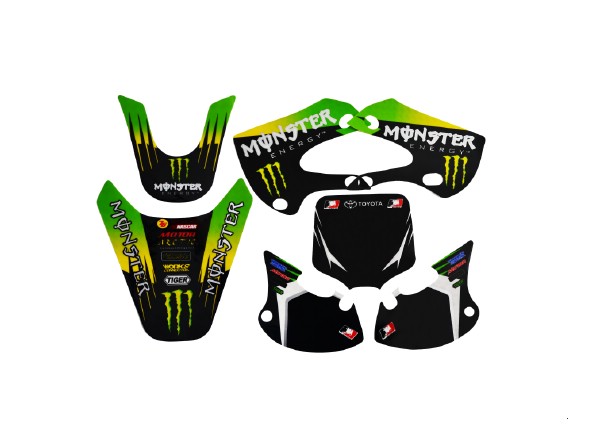 Наклейки на пластик (комплект) KLX/BBR 