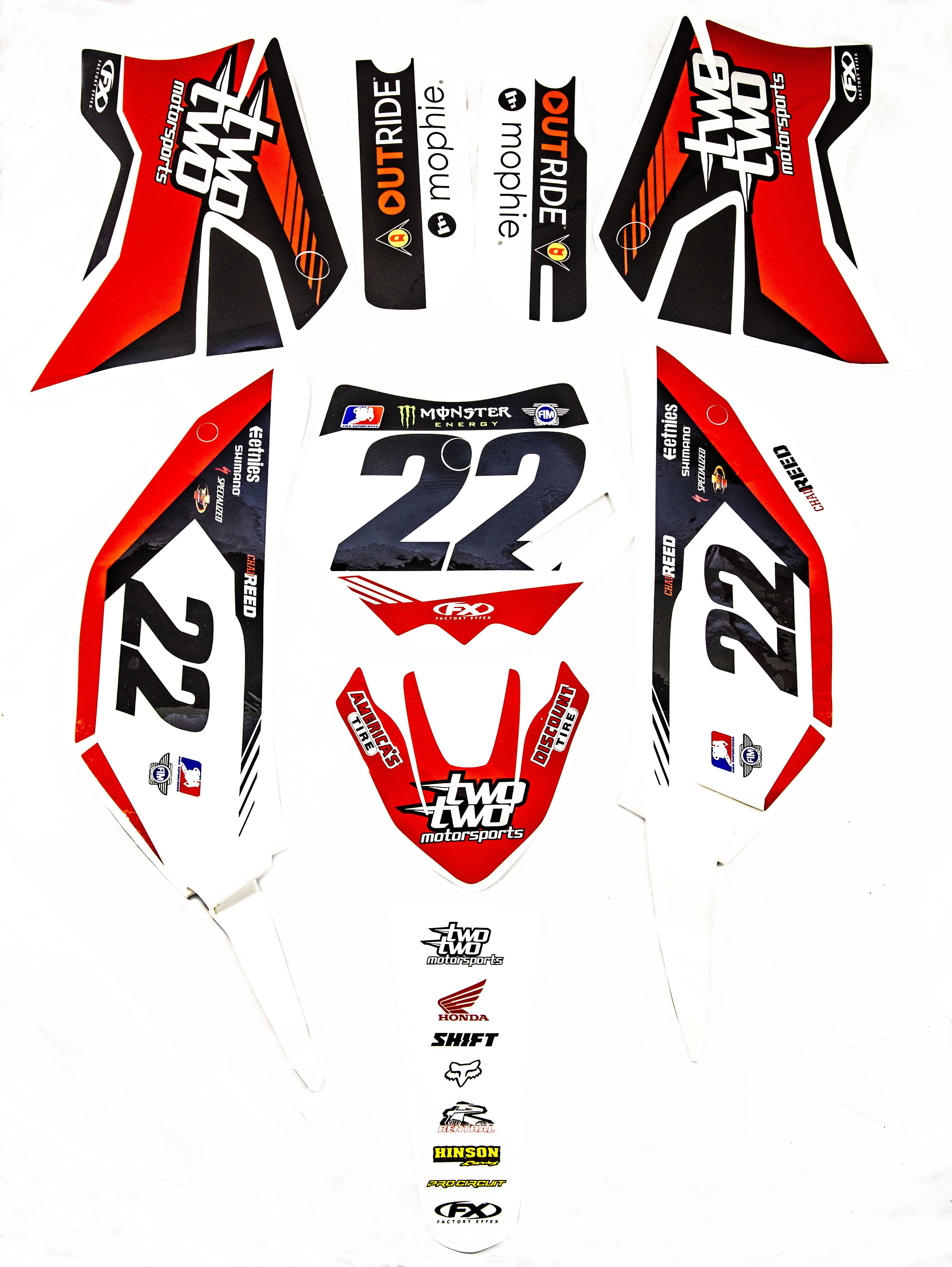 Ком-т наклеек Honda