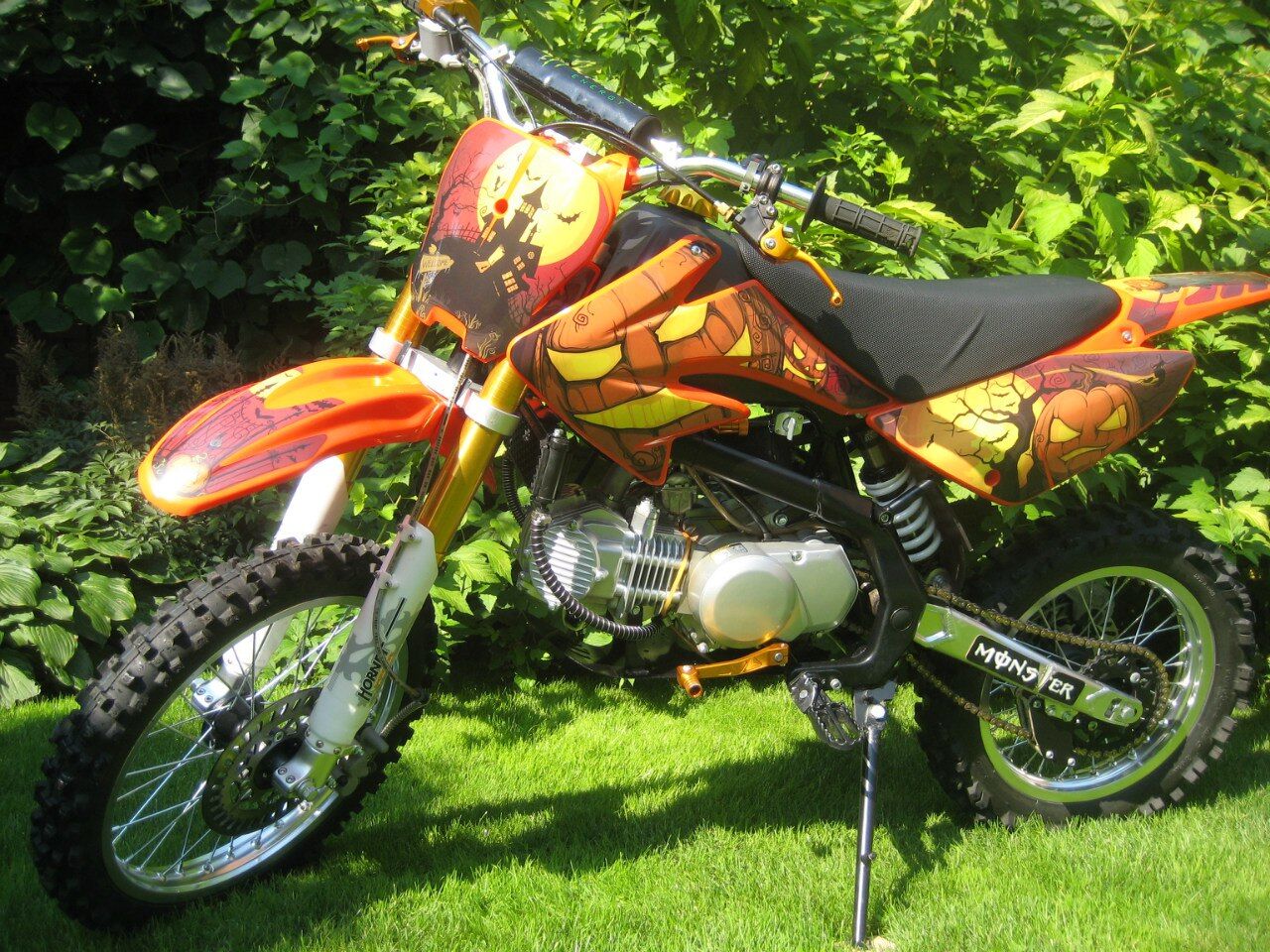 Наклейки на пластик (комплект) CRF70 Halloween