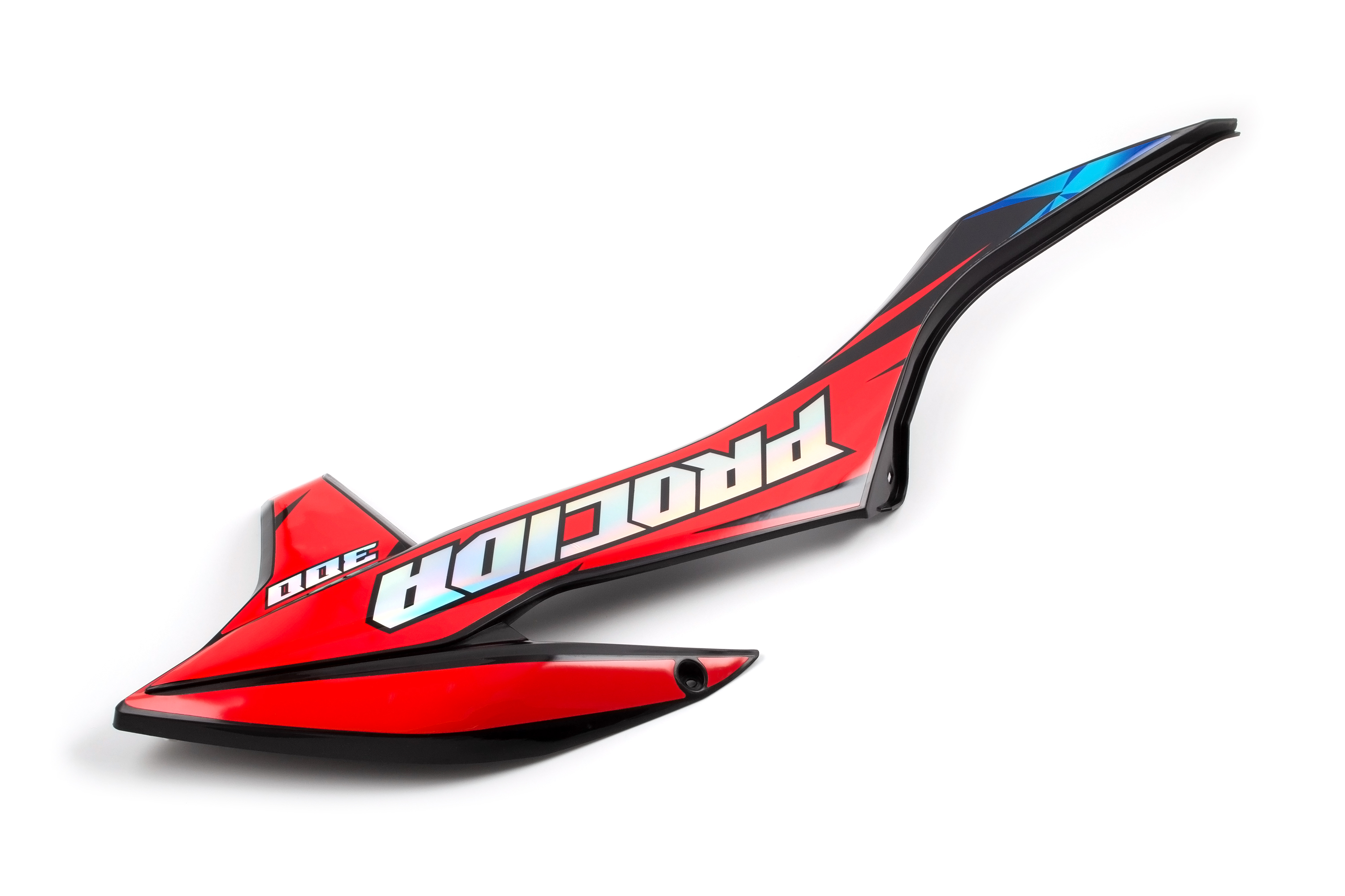 Обтекатель передний правый на эндуро KTM 20-23г. (рама К8) черный (с наклейками)