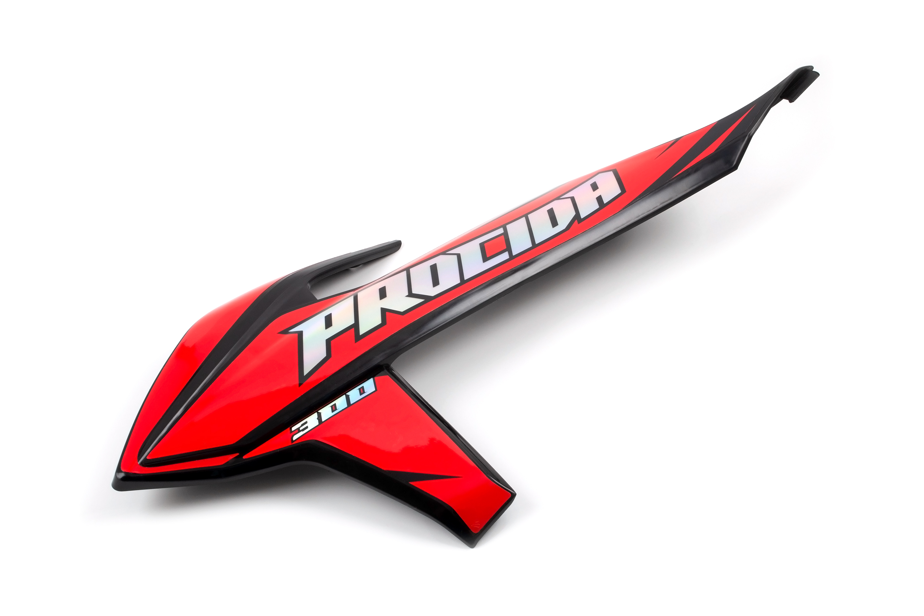 Обтекатель передний левый на эндуро KTM 20-23г. (рама К8) черный (с наклейками)