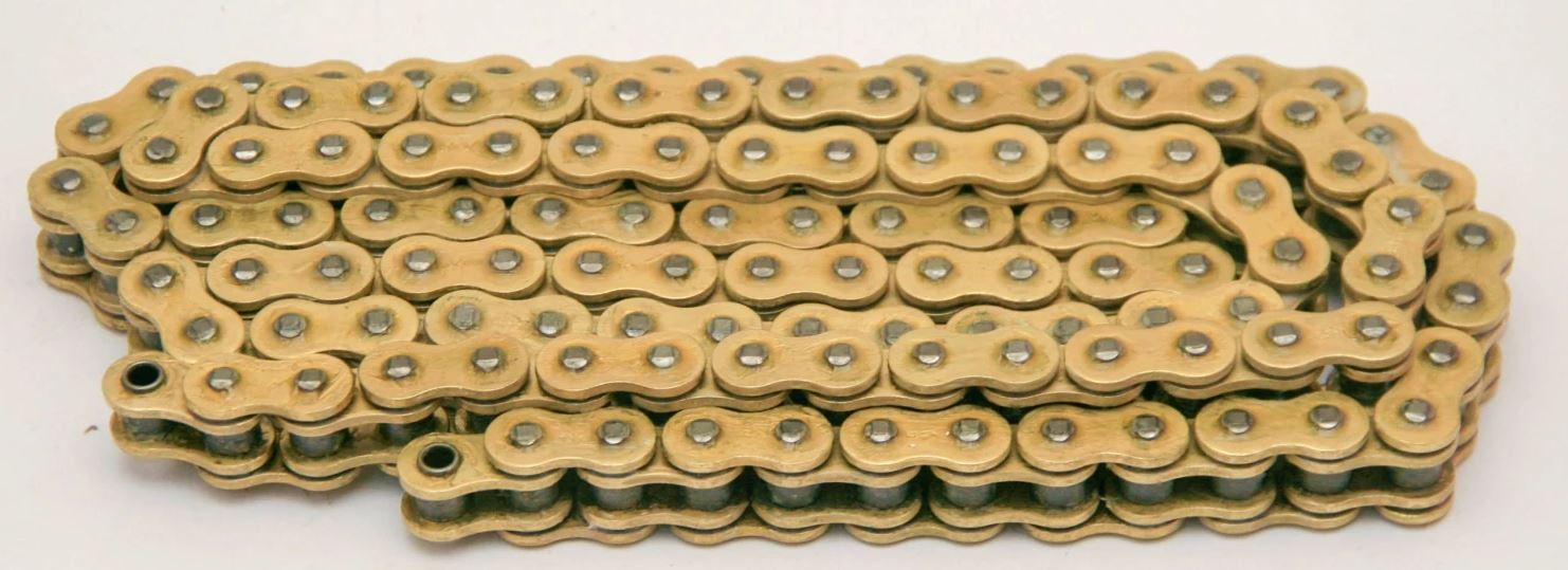 Цепь приводная 520H 120L X-TECH золотая