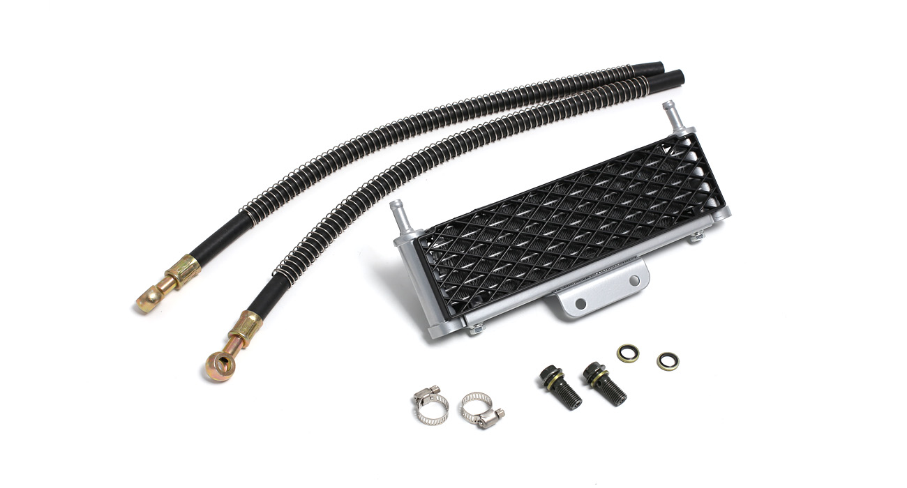 Радиатор широкий YX 140/150/160 в сборе с шлангами