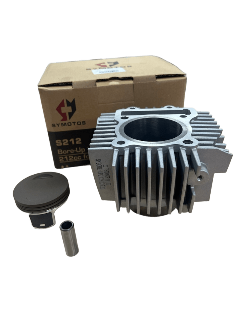 Цилиндро-поршневая группа (ЦПГ) в сборе для питбайка (66х62) ZS W190 212см3 (99,7/95,9/80/14)