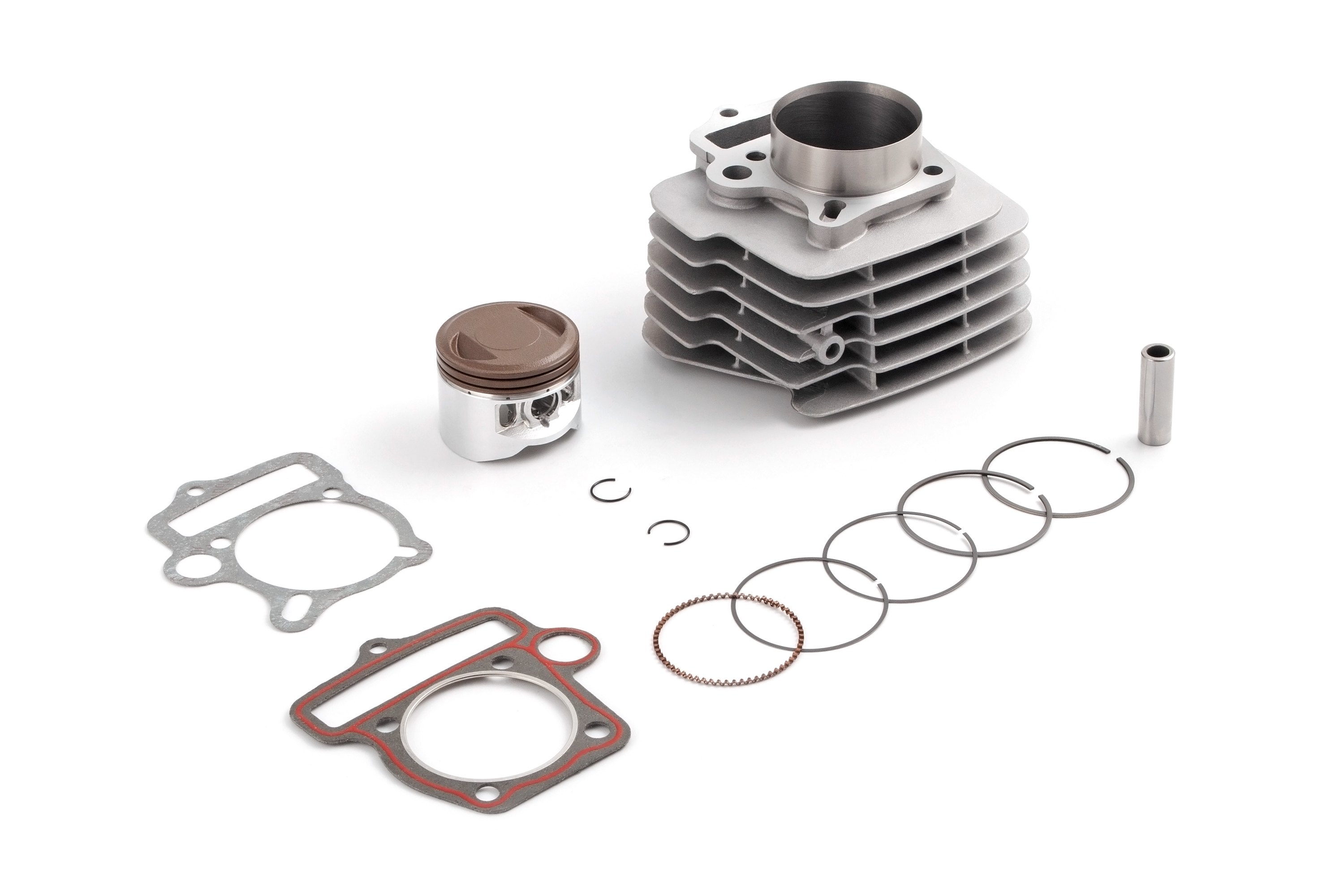 Цилиндро-поршневая группа (ЦПГ) в сборе для питбайка YX140 (W063) (поршень 56*57) (70,6/72/78,4/13)