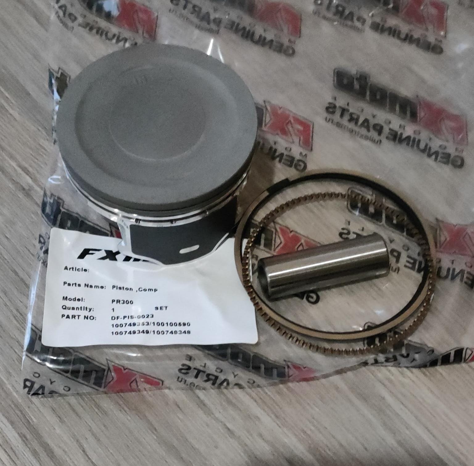 Цилиндро-поршневая группа 4T двиг. 175FMM d-75, p-16 (CB300F-PR300,черный))