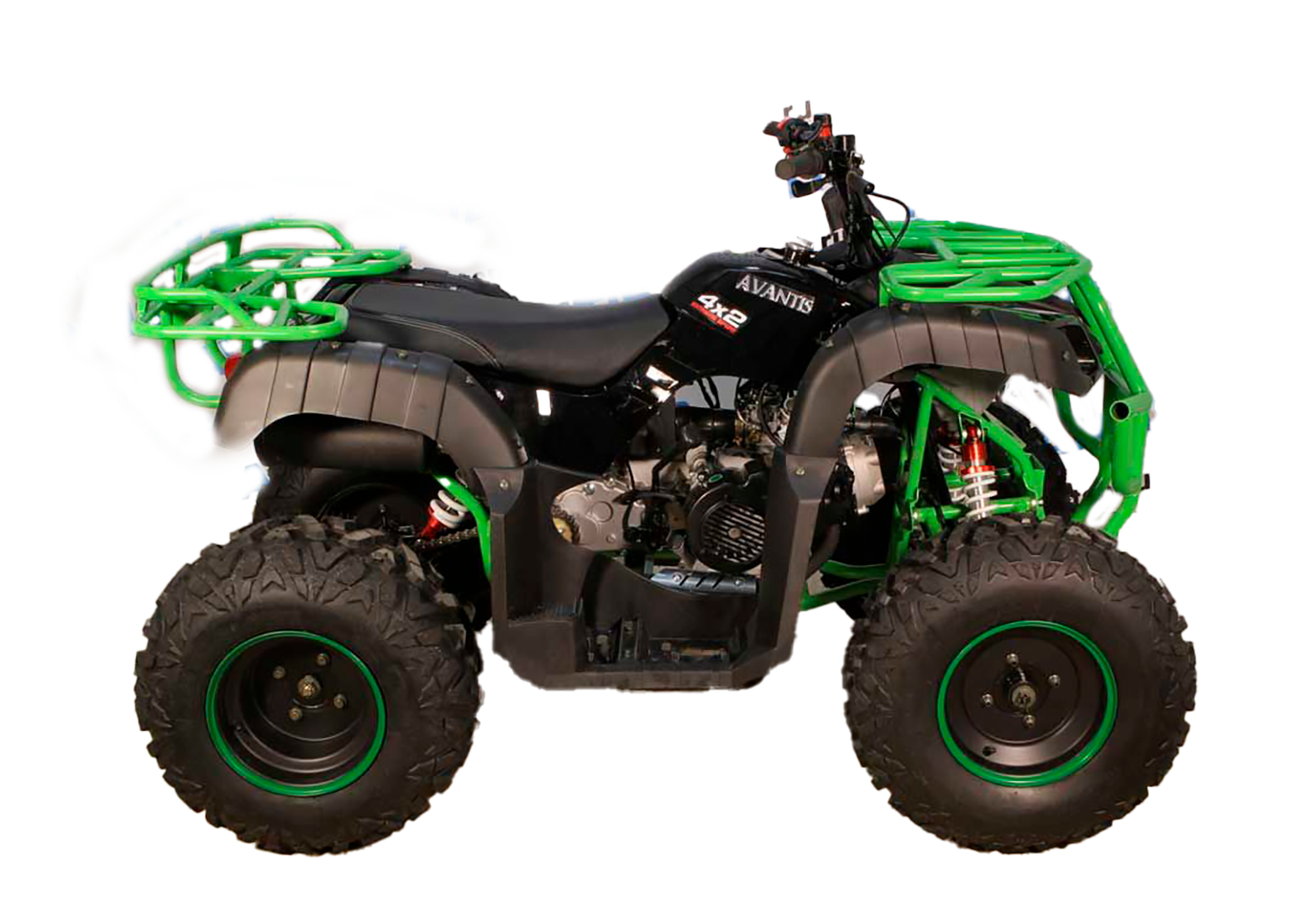 Квадроцикл Avantis H200 (баланс. вал) 2023 г. (A1) Черный/Зеленый