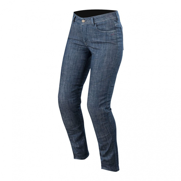 Мотобрюки STELLA COURTNEY DENIM PANTS Светло-синие, 74, 26