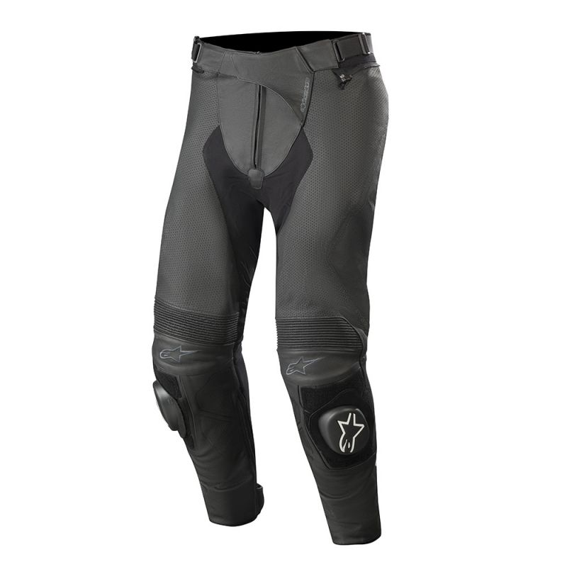Мотобрюки кожаные MISSILE V2 LEATHER PANTS AIRFLOW черные, 10, 52