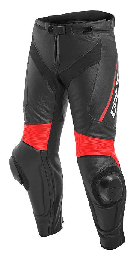 Брюки кож. DELTA 3 LADY BLACK/BLACK/FLUO-RED 42