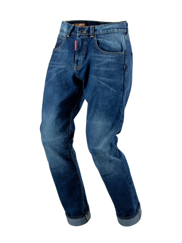 EF56 Мотоджинсы SAMURAI муж.  Синий (30)