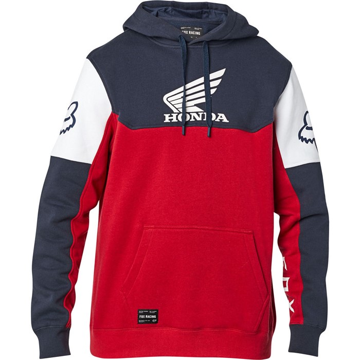 Толстовка Fox Honda Pullover Fleece Взрослый, L, синий, 2020 (25956-248-L)