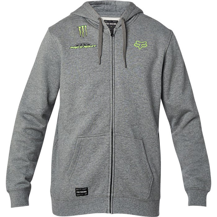 Толстовка Fox Pro Circuit Zip Hoodie Взрослый, M, серый, 2020 (26442-185-M)