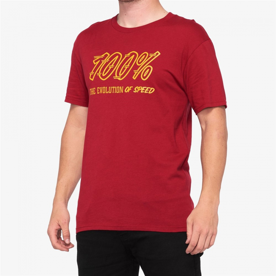 Футболка 100% Speedco Tee-Shirt Взрослый, L, красный, 2019 (32107-068-12)
