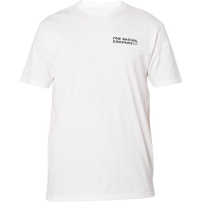 Футболка Fox Death Wish SS Premium Tee Взрослый, S, белый, 2020 (26000-190-S)