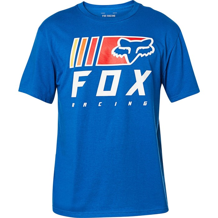 Футболка Fox Overkill SS Tee Взрослый, L, синий, 2020 (26010-159-L)