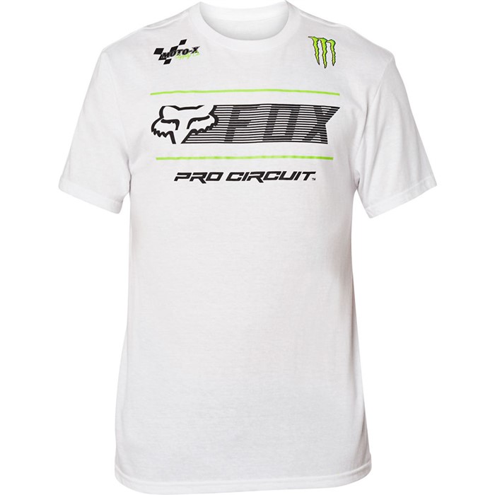 Футболка Fox Pro Circuit SS Tee Взрослый, M, белый, 2020 (26444-190-M)