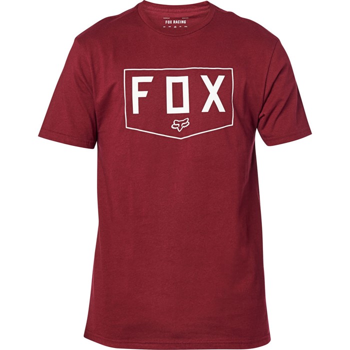Футболка Fox Shield SS Premium Tee Взрослый, XL, бордовый, 2020 (24429-527-XL)